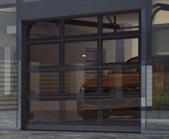 Панорамные ворота Алютех AluPro в Гулькевичах