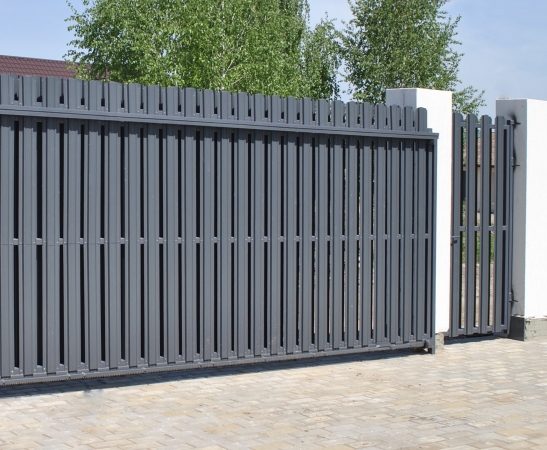 Ворота из штакетника в Гулькевичах